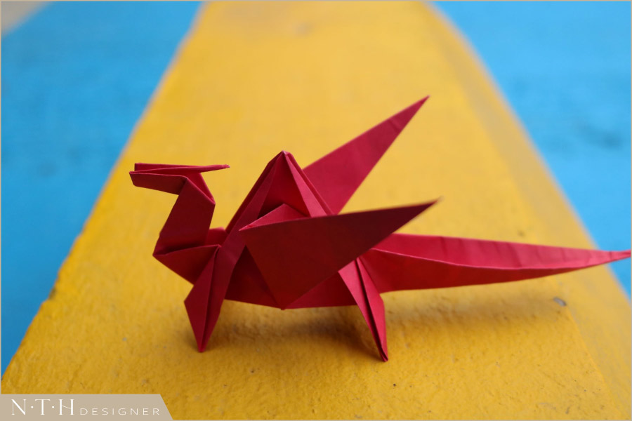 Bộ sưu tập mẫu gấp giấy hình Rồng Origami dragons 3D