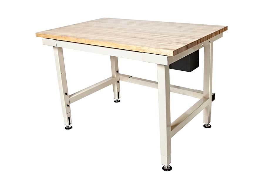 Chân bàn thép hộp workbench cho dân DIY mẫu 3