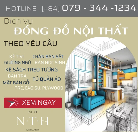 Dịch vụ đóng đồ nội thất theo yêu cầu tại TPHCM | NTH Design
