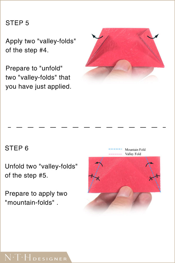 Hướng dẫn gấp hình bookmark Origami bằng giấy - Hình 3
