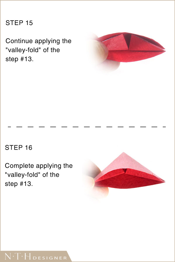 Hướng dẫn gấp hình bookmark Origami bằng giấy - Hình 8