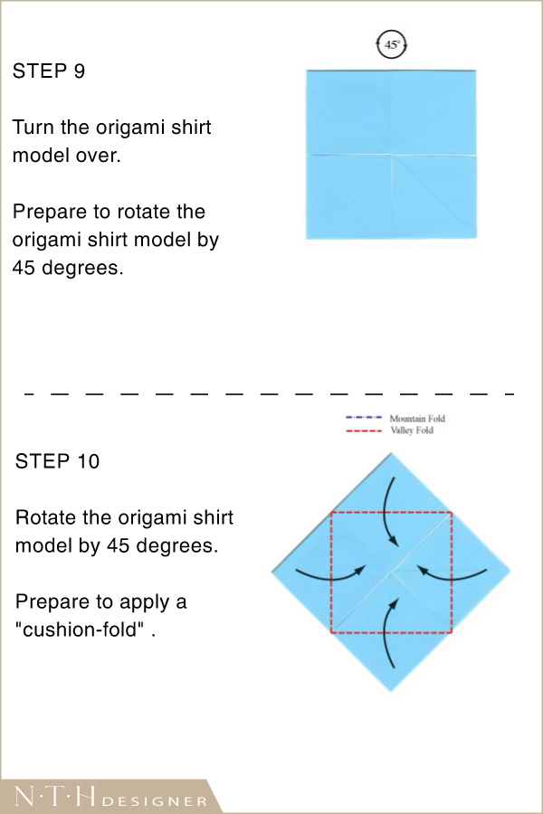 Hướng dẫn gấp hình cái áo Origami bằng giấy - Hình 5