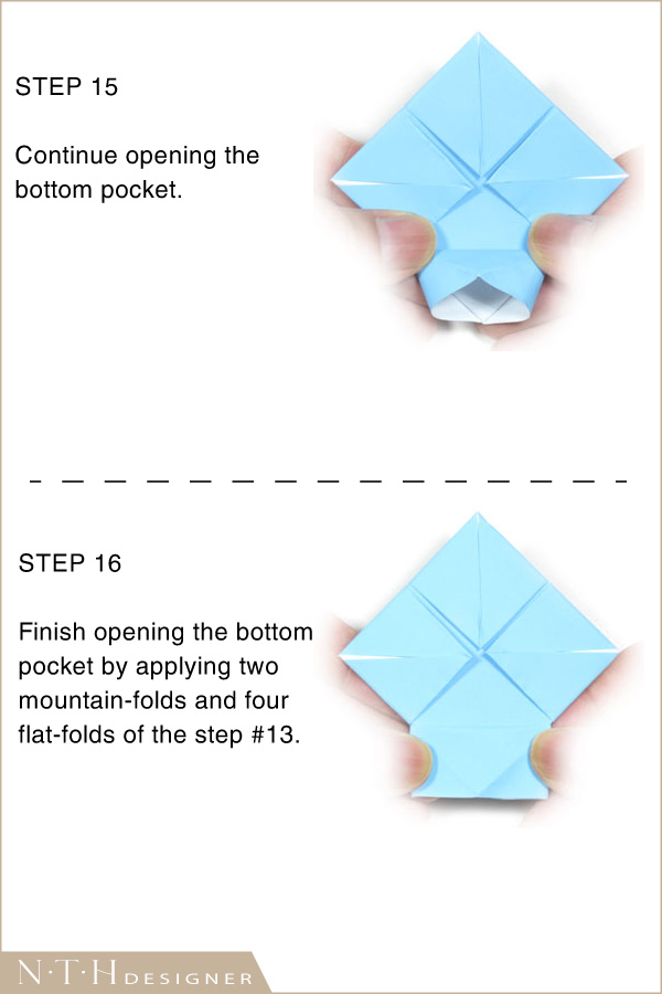 Hướng dẫn gấp hình cái áo Origami bằng giấy - Hình 8