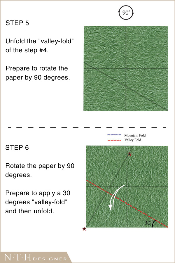 Hướng dẫn gấp hình cái hộp Origami bằng giấy - Hình 3