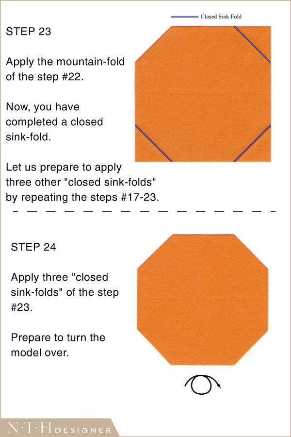 Hướng dẫn gấp hình con Gấu Origami bằng giấy - Hình 12