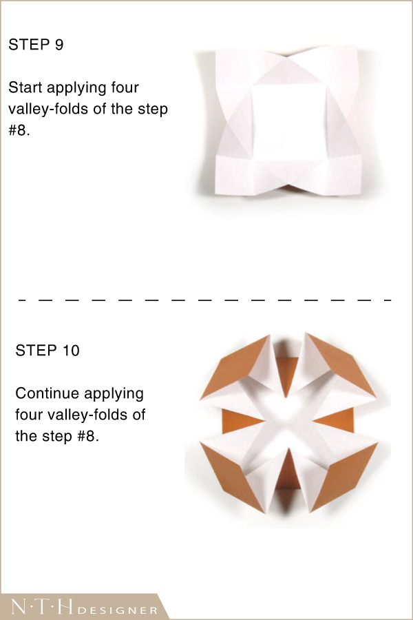 Hướng dẫn gấp hình con Gấu Origami bằng giấy - Hình 5