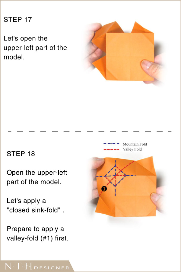 Hướng dẫn gấp hình con Gấu Origami bằng giấy - Hình 9