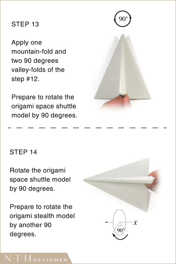 Hướng dẫn gấp hình máy bay Origami bằng giấy - Hình 7