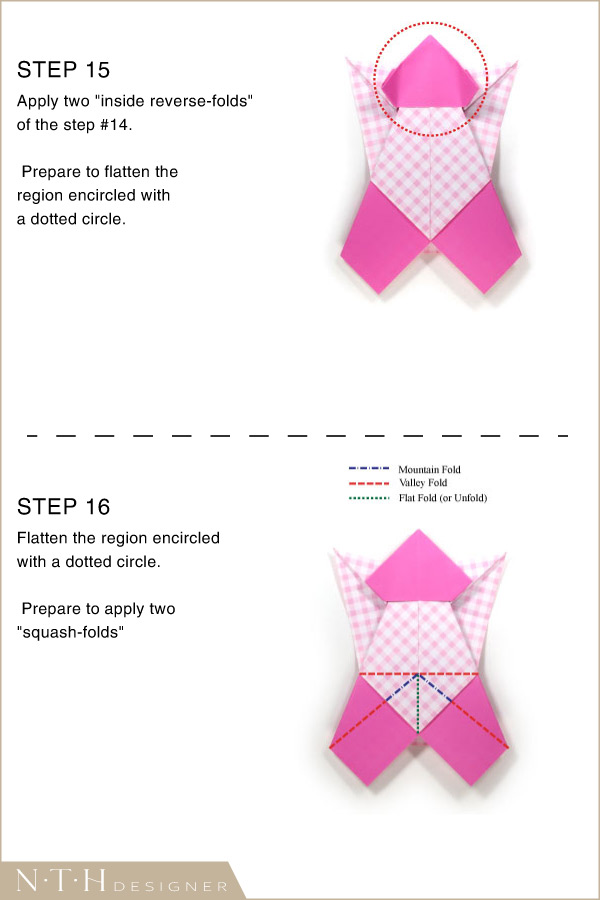 Hướng dẫn gấp thiên thần Origami đơn giản - Hình 8