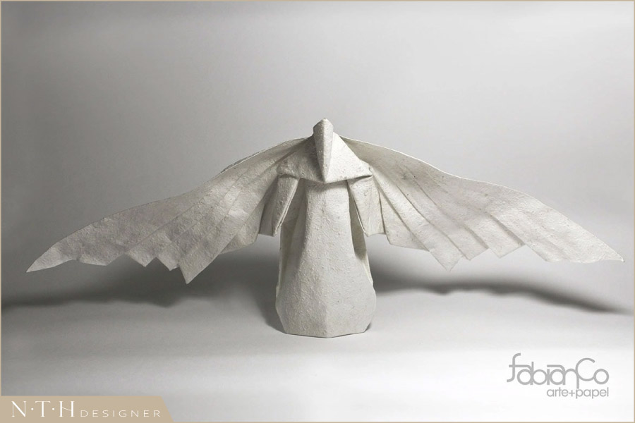 Origami thiên thần giấy đẹp - Esperanza, Designed and Folded by Fabian Correa
