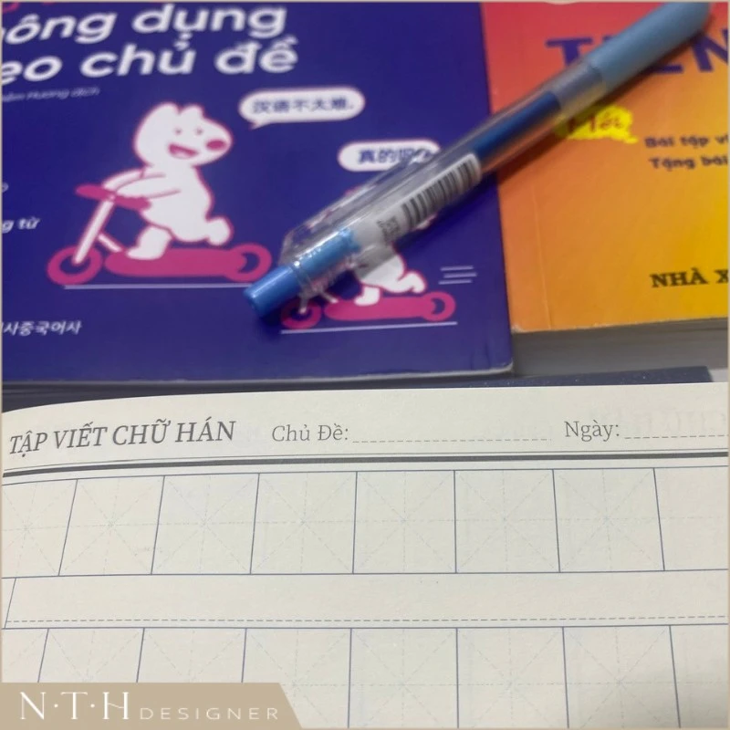 Vị trí đầu trang tập viết The Blueprint