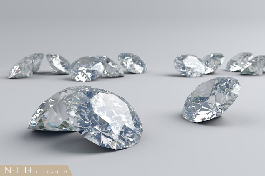 Xử lý đá kim cương bằng cách chiếu tia laze
