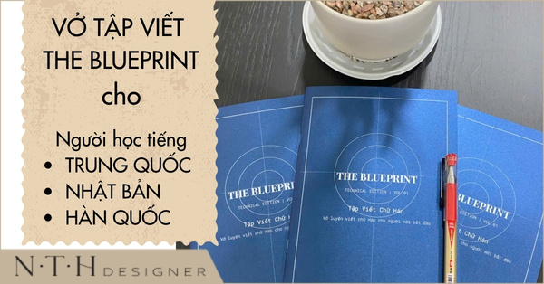 Tặng vở tập viết tiếng Trung cho người mới bắt đầu